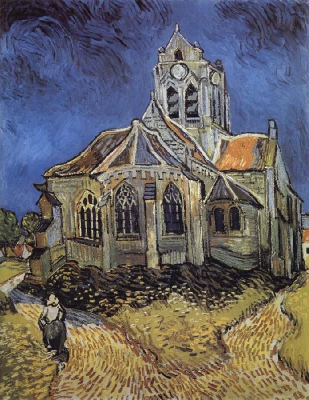 Vincent Van Gogh The Church at Auvers sur Oise China oil painting art